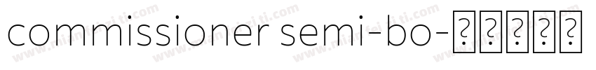 commissioner semi-bo字体转换